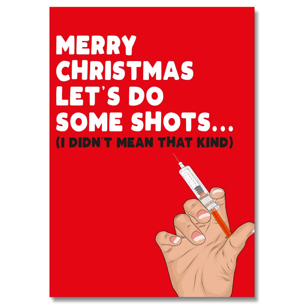 Merry Christmas Do Some Shots Card #1 image